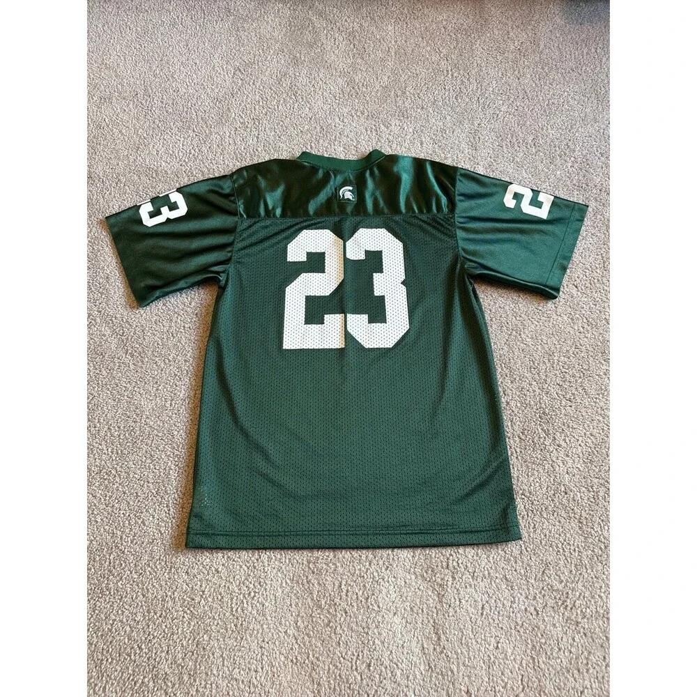 Vintage Michigan State Spartans Nike Youth Football Jersey Size Large